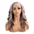 Ash Brown 13x4 Lace Front Wig, Loose Wave, Transparent Scandinavian Hairline