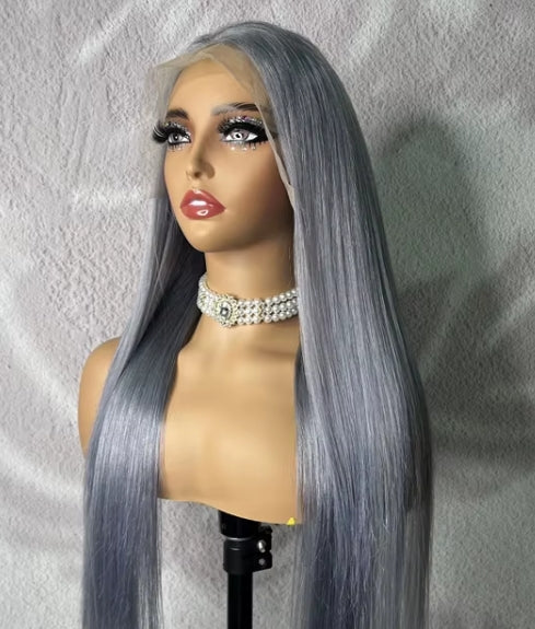 13x4 HD Lace Front Straight Human Hair Wig – 10 Colors, 18–30 Inches