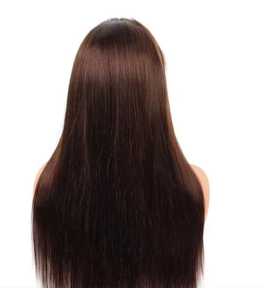13x4 HD Lace Front Straight Human Hair Wig – 10 Colors, 18–30 Inches