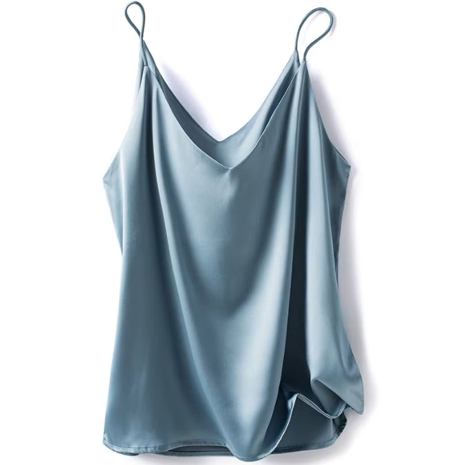 Camisole Crop Top — Spaghetti Strap Tank Top