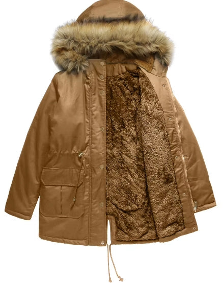 Quilted Hooded Coat | Women's Winter Jacket