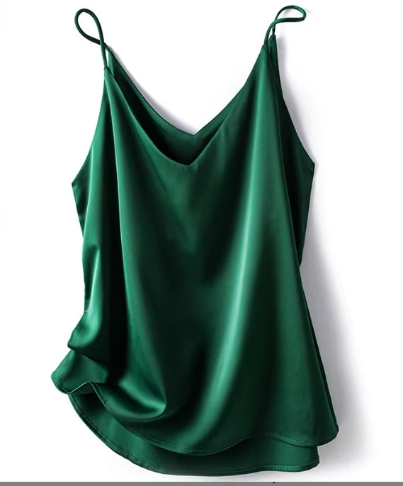 Camisole Crop Top — Spaghetti Strap Tank Top