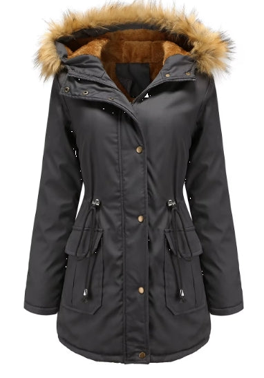 Quilted Hooded Coat | Women's Winter Jacket