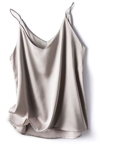 Camisole Crop Top — Spaghetti Strap Tank Top