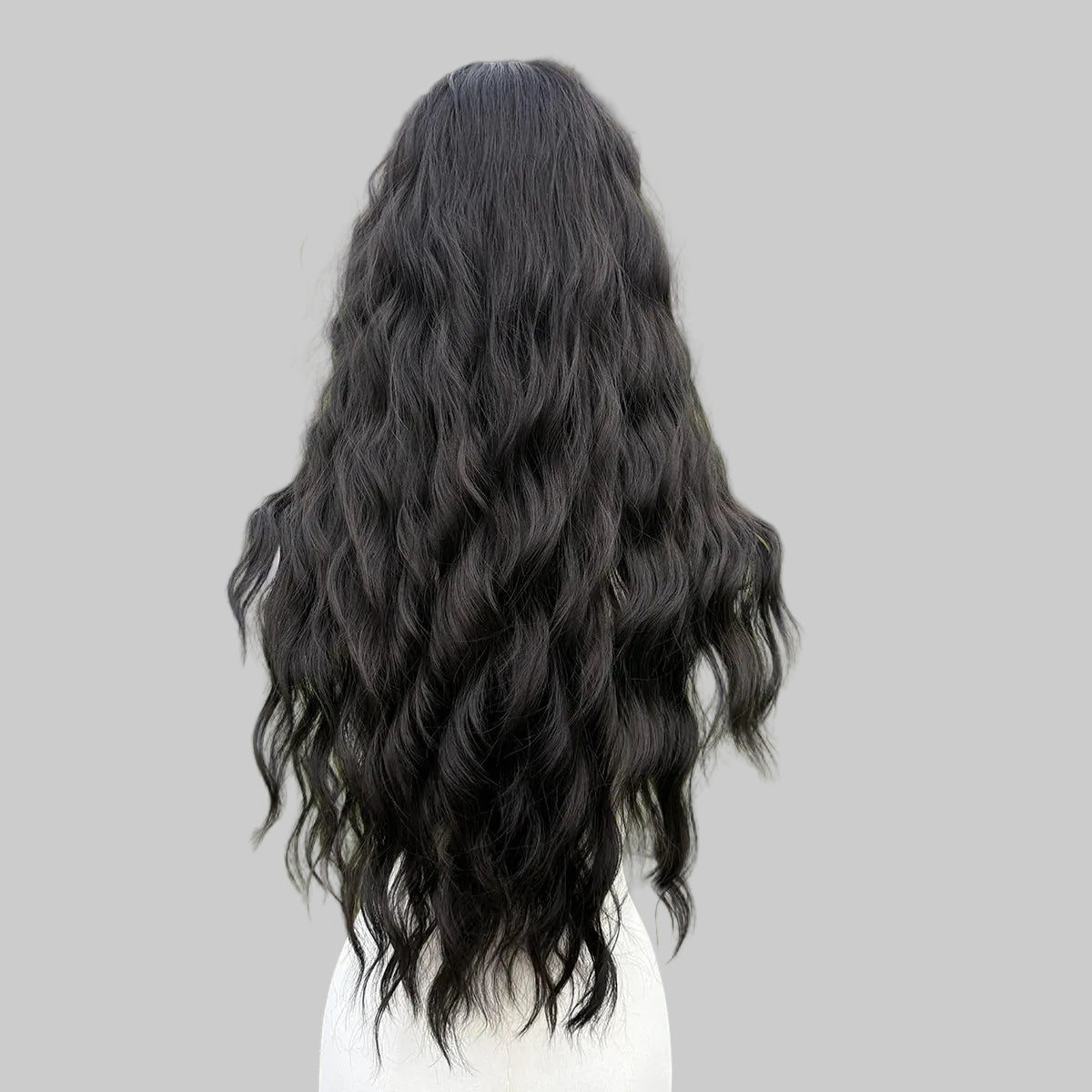 Black Water Wave 13x4 Lace Front Wig Back View