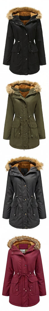 Quilted Hooded Coat | Women's Winter Jacket