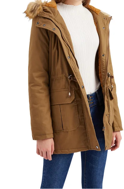 Quilted Hooded Coat | Women's Winter Jacket