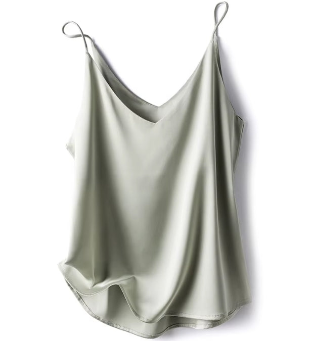 Camisole Crop Top — Spaghetti Strap Tank Top