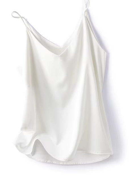 Camisole Crop Top — Spaghetti Strap Tank Top