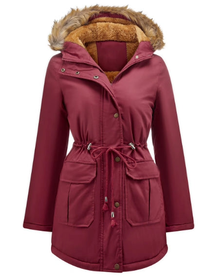 Quilted Hooded Coat | Women's Winter Jacket