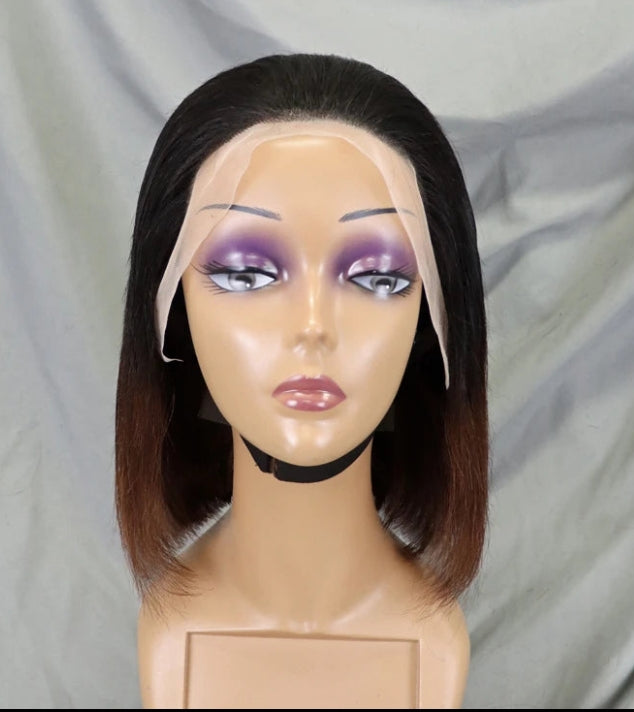 Straight Bob Lace Front Wig | 100% Human Hair | 10 Colors | 10"-16"